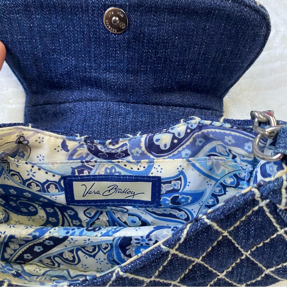 Vera Bradley ✨ Denim Chain Shoulder Bag - Picture 2 of 5
